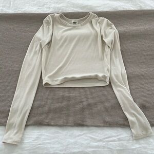 Sunday best ribbed crop top